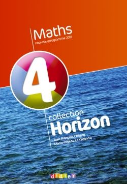 HORIZON : mathématiques ; 4ème ; manuel de l'élève