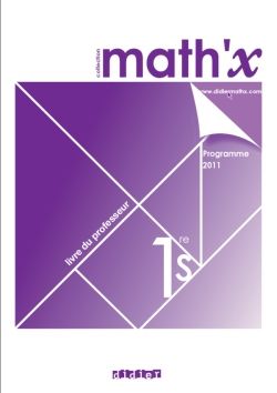 Math'x 1re s (ed. 2011) - livre du professeur -  version papier