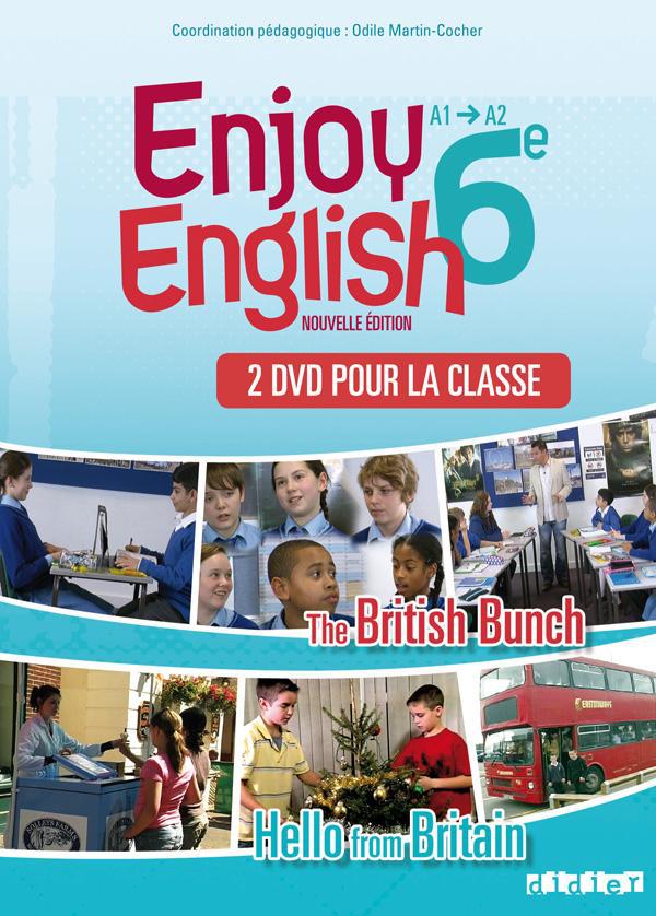 ENJOY ENGLISH IN : 6ème ; coffret 2 dvd classe (édition 2011)