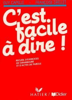 C'est facile a dire