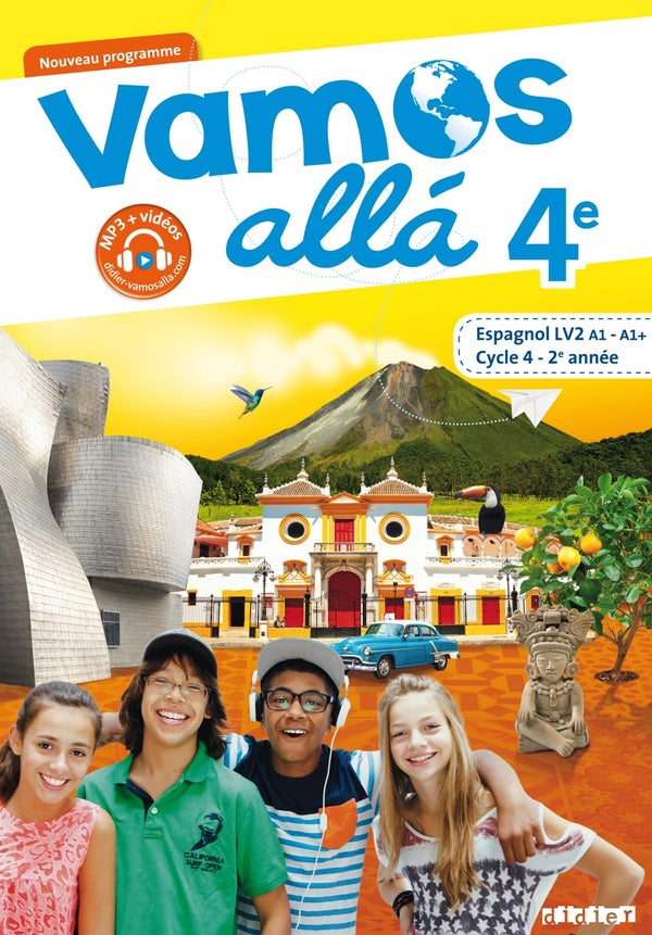VAMOS ALLA : espagnol ; 4e LV2 ; livre
