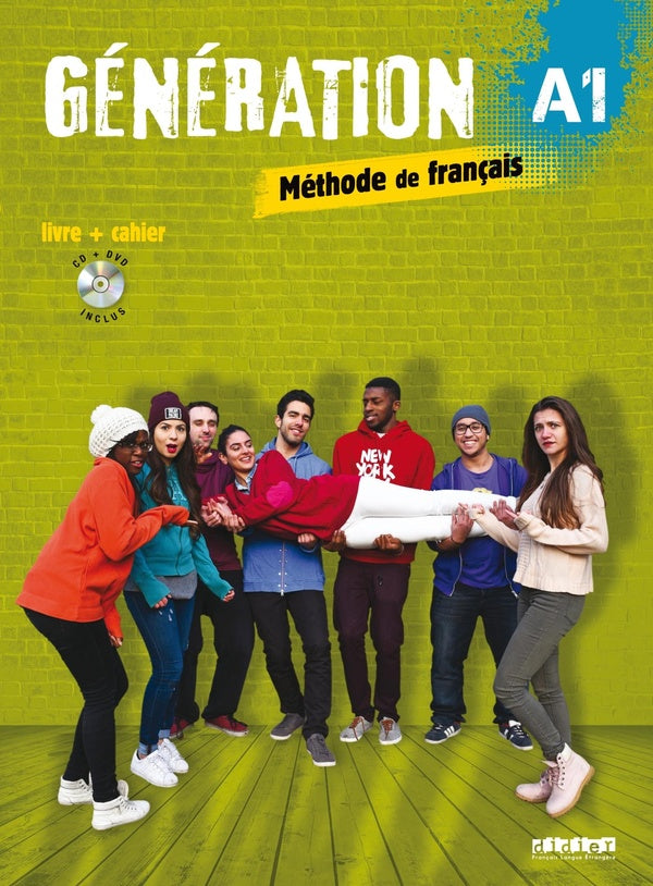 GENERATION : niveau A1 ; livre + cahier + CD MP3 + DVD