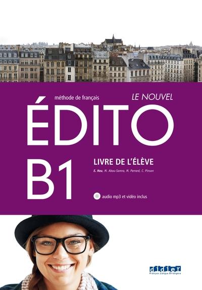Le nouvel edito niv. b1 - santillana - livre + cd audio + dvd
