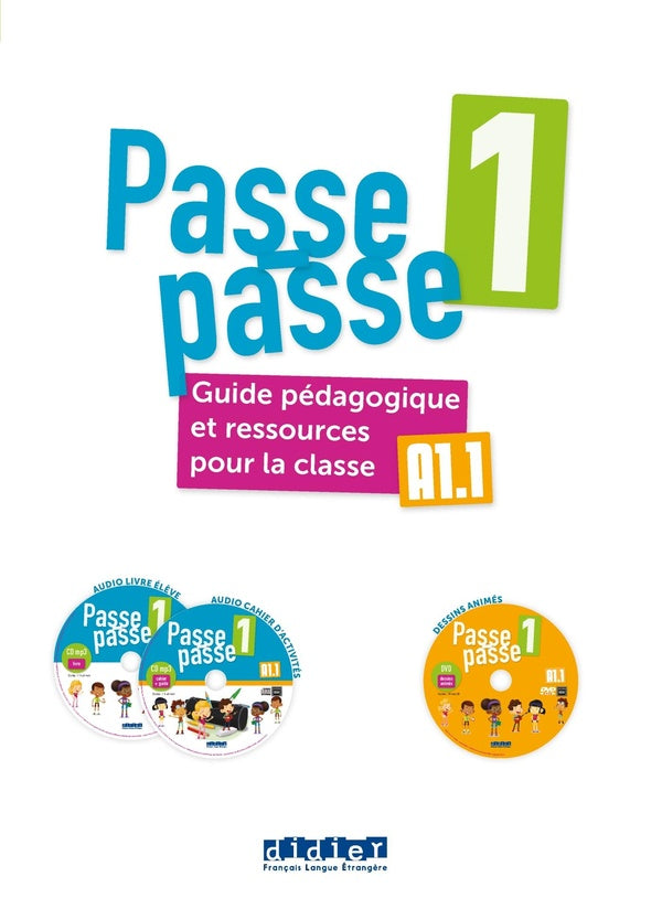 Passe passe 1 : guide pédagogique ; version papier