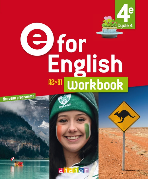 E for english : anglais ; 4e ; Workbook (édition 2017)