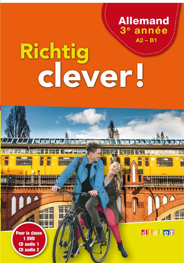 RICHTIG CLEVER ! : allemand ; 3ème année ; A2>B1 ; coffret classe