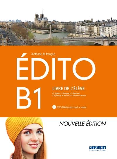 Edito niv.b1 (ed. 2018) santillana  - livre + dvd-rom