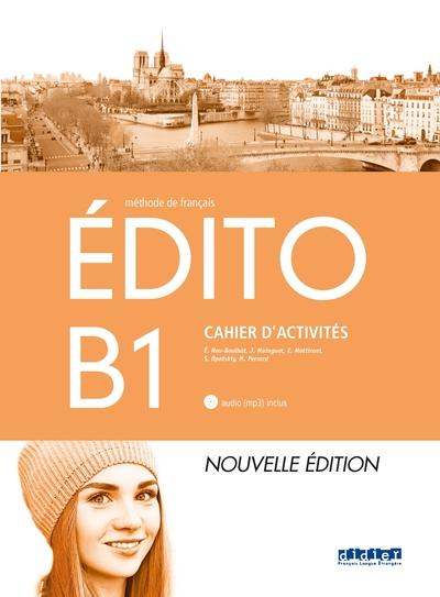 Edito b1 2018 santillana grand format - cahier + cd