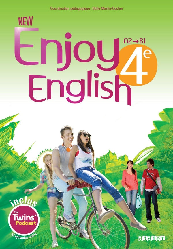 New enjoy english : anglais ; 4e ; A2>B1