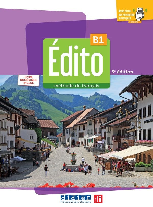 Édito B1 - édition 2022-2024 - Livre + numérique inclus
