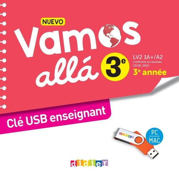 Nuevo vamos allá : Espagnol ; 3e ; Clé USB enseignant