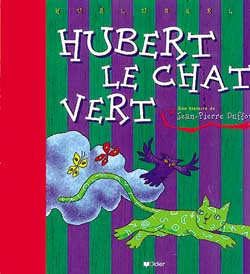 Hubert , le chat vert