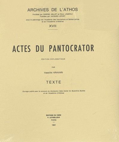 Actes du pantocrator