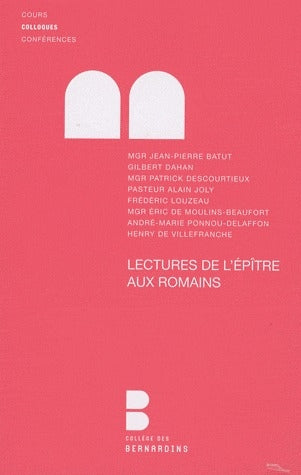 Lectures de l'épître aux Romains