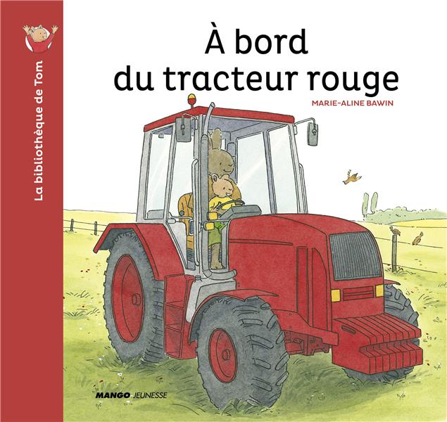 à bord du tracteur rouge - flash vidéo