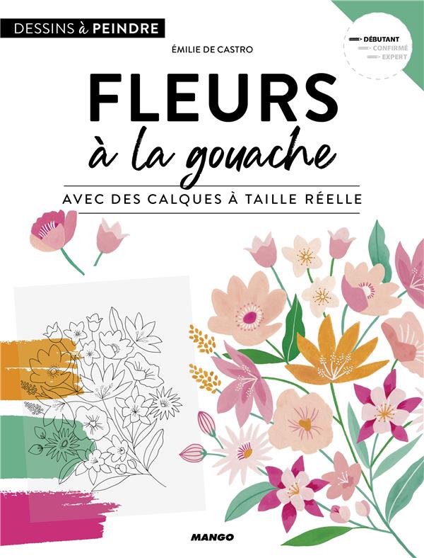 Fleurs à la gouache - flash vidéo