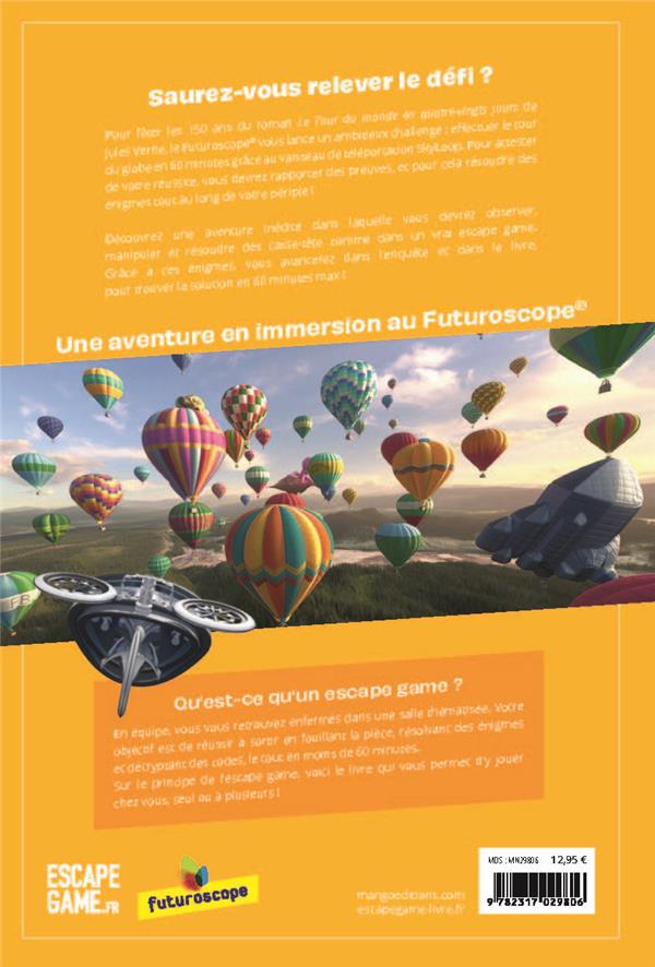 Escape game : futuroscope : l'extraordinaire voyage