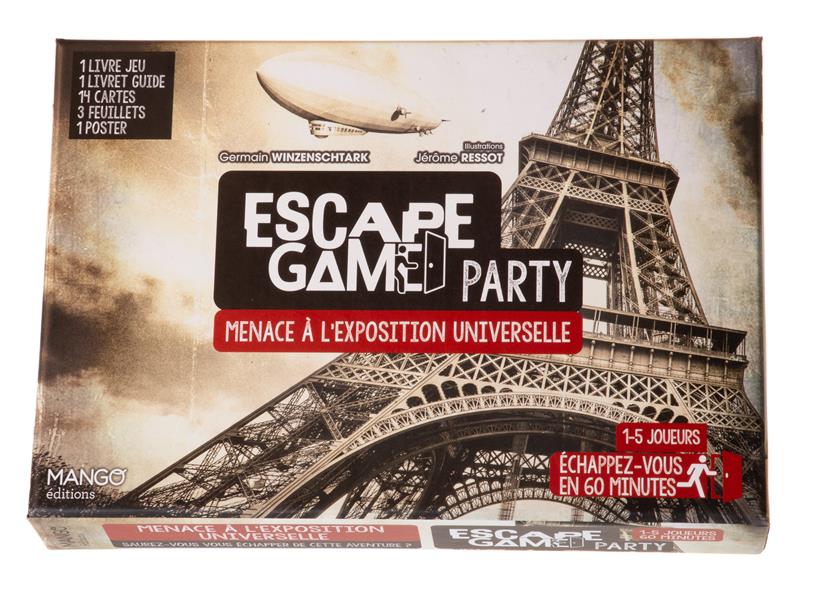 Escape game party : menace à l'exposition universelle