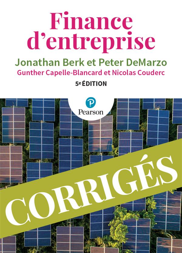 Finance d'entreprise corrigés (5e édition) - flash vidéo