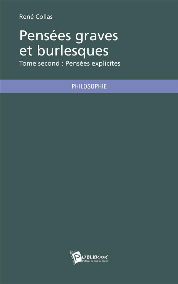 Pensées graves et burlesques Tome 2
