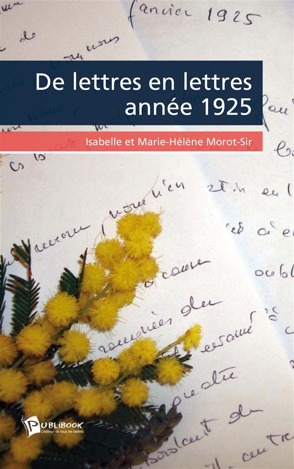 De lettres en lettres année 1925