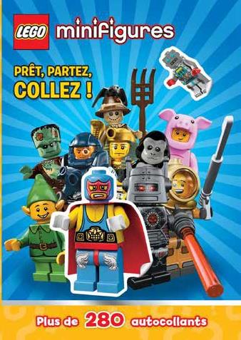 Lego : minifigures ; prêt, partez, collez !