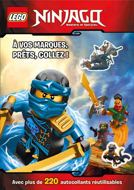 Lego Ninjago - masters of Spinjitzu : à vos marques, prêts, collez !