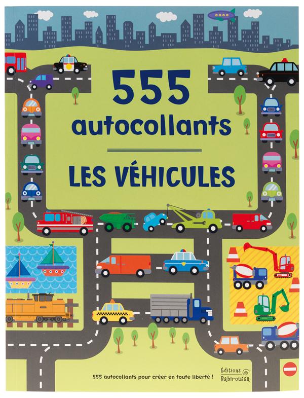 Les véhicules ; 555 autocollants - flash vidéo