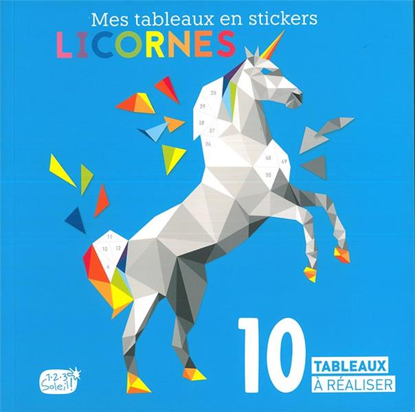 Mes tableaux en stickers : licornes - flash vidéo