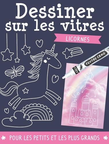 Dessiner sur les vitres : licornes - flash vidéo
