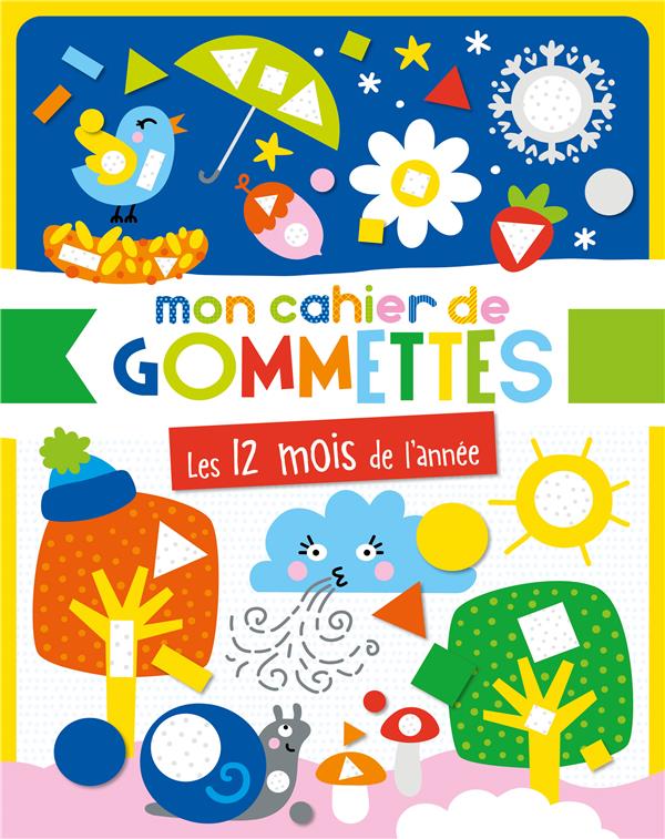 Mon cahier de gommettes : les 12 mois de l'année - flash vidéo