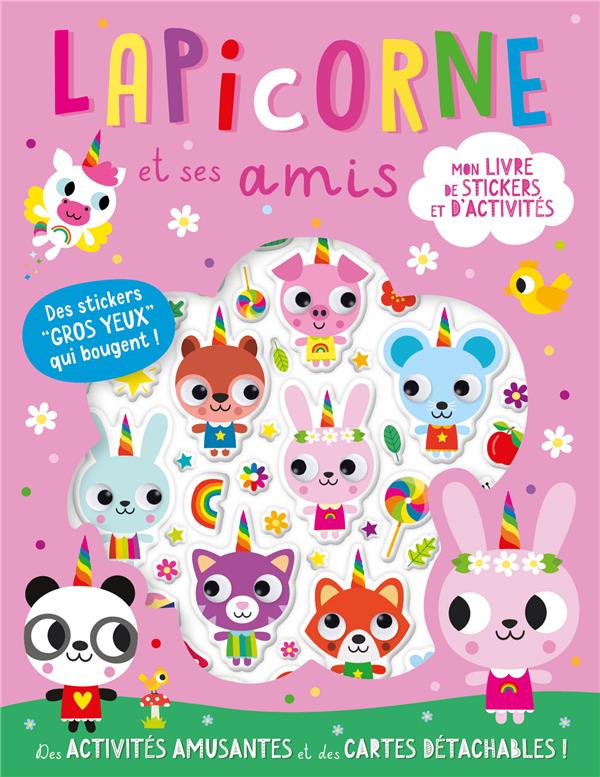Mon livre de stickers et d'activités : lapicorne et ses amis - flash vidéo
