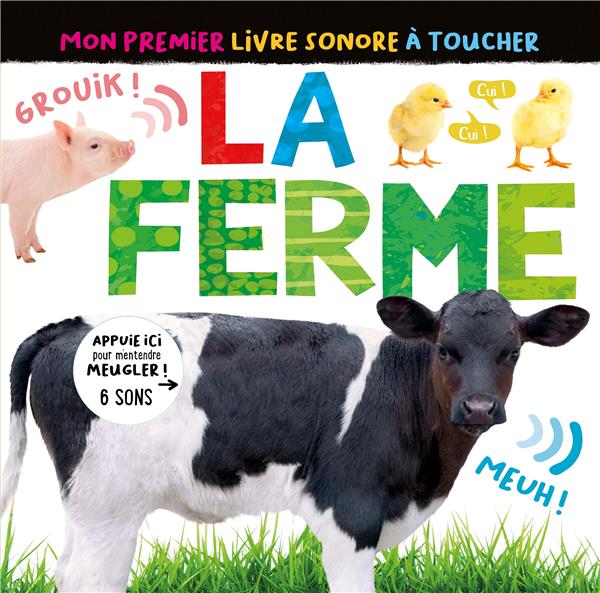 Mon premier livre sonore à toucher : la ferme - flash vidéo