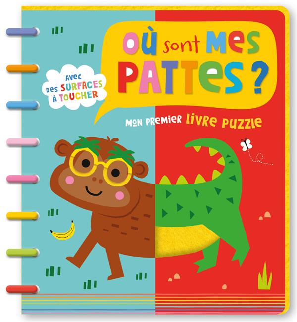 Où sont mes pattes ? mon premier livre puzzle - flash vidéo