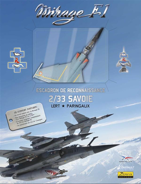 Mirage F-1 Tome 2 ; escadron de reconnaissance 2/33 Savoir ; coffret - flash vidéo