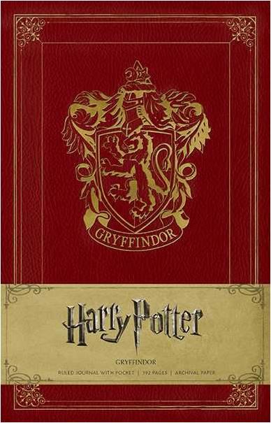 Harry Potter : Gryffondor ; carnet ligné avec pochette - flash vidéo
