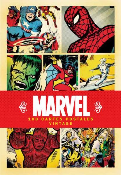 Marvel ; 100 cartes postales vintage - flash vidéo