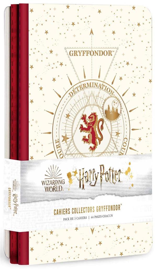 Harry Potter : constellation ; 3 cahiers gryffondor