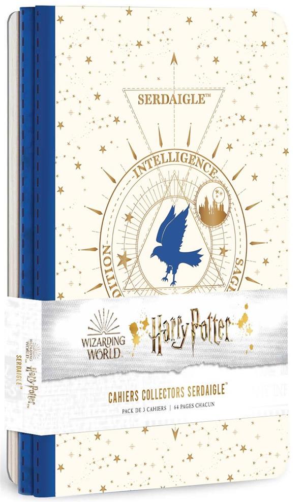 Harry Potter : constellation ; 3 cahiers Serdaigle - flash vidéo