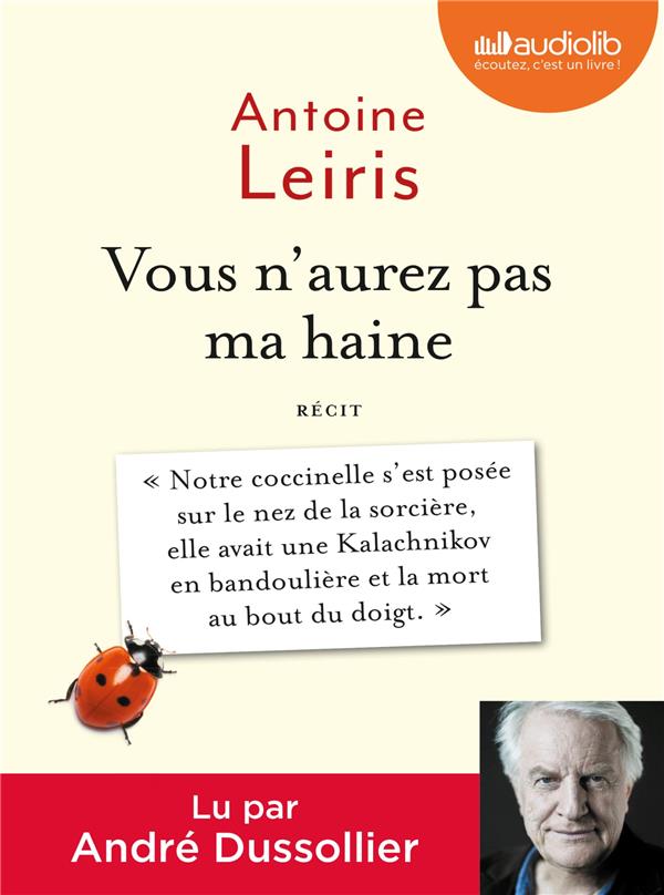 Vous n'aurez pas ma haine