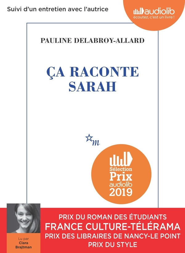 ça raconte Sarah ; entretien avec l'autrice