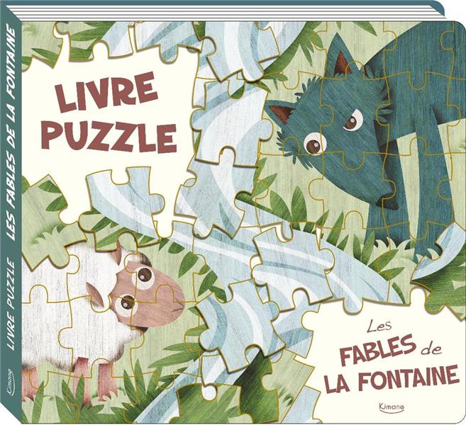 Les fables de la Fontaine ; livre puzzle - flash vidéo