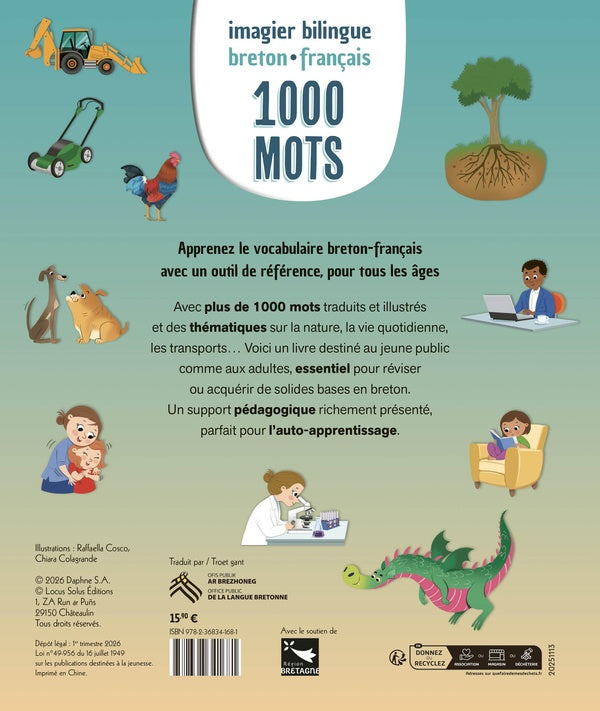 Imagier bilingue breton/français : 1000 mots