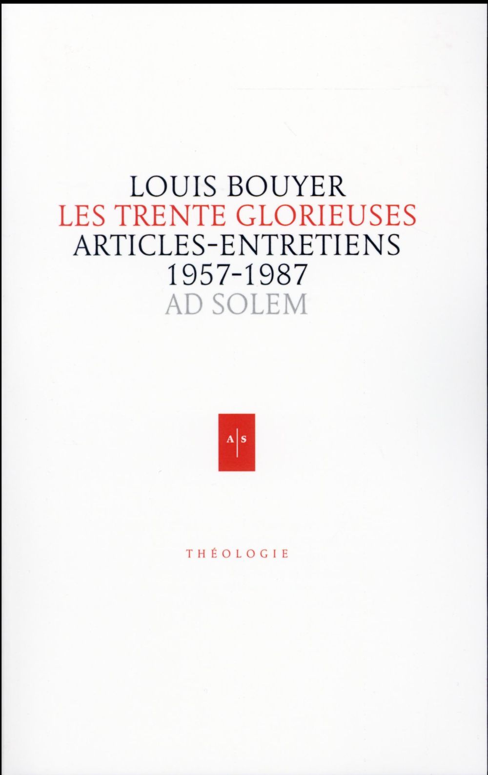 Les trente glorieuses ; articles 1957-1987