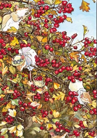 Les Souris du buisson-aux-mûres : Carnet Automne