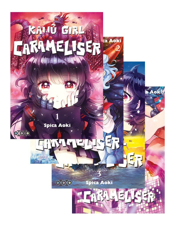 Kaiju girl carameliser : Tome 1 à 4