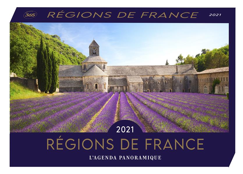 Agenda panoramique : régions de France (édition 2021)
