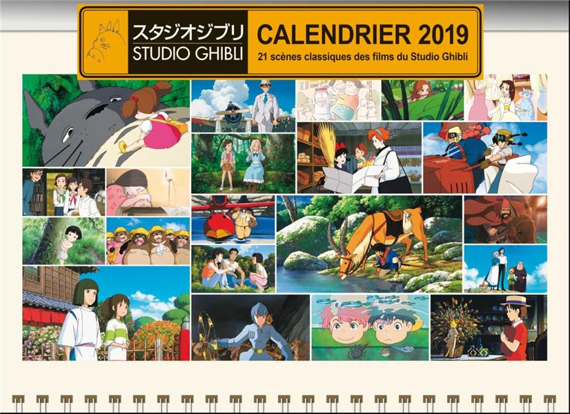 Calendrier studio Ghibli (édition 2019)