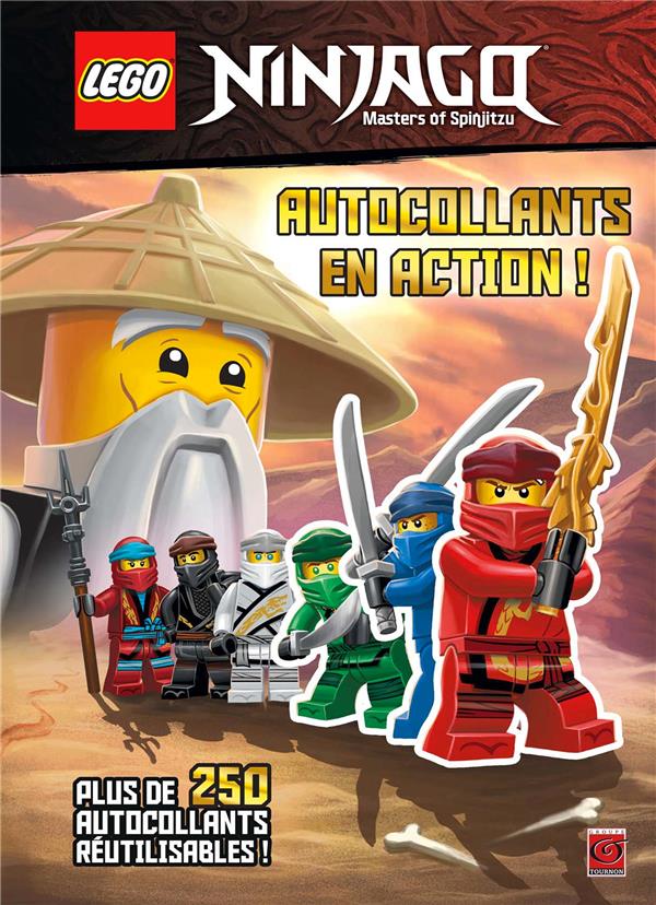 Lego Ninjago - masters of Spinjitzu : autocollants en action !