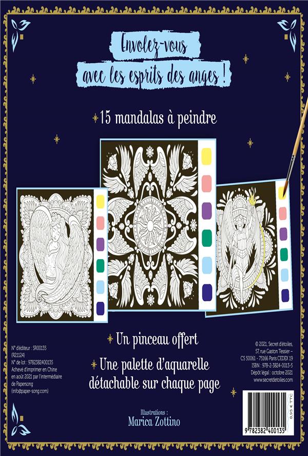 Mes mandalas à peindre : esprits des anges